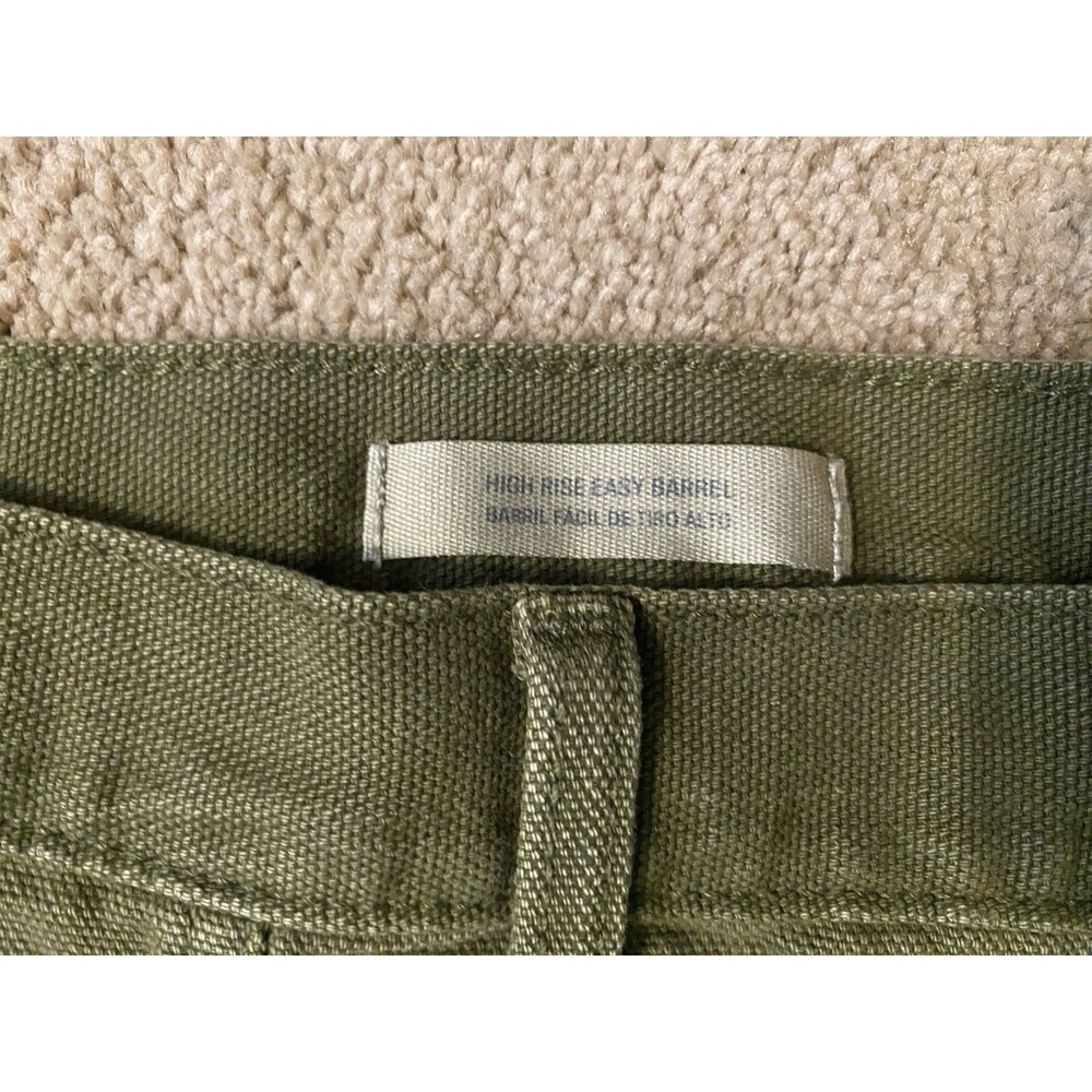 Universal Thread Women's High-Rise Baggy Utility Barrel Jeans Camo Green Size 16 - Picture 5 of 14